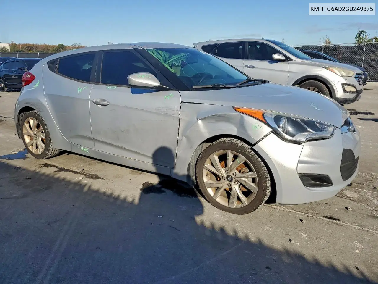 KMHTC6AD2GU249875 2016 Hyundai Veloster
