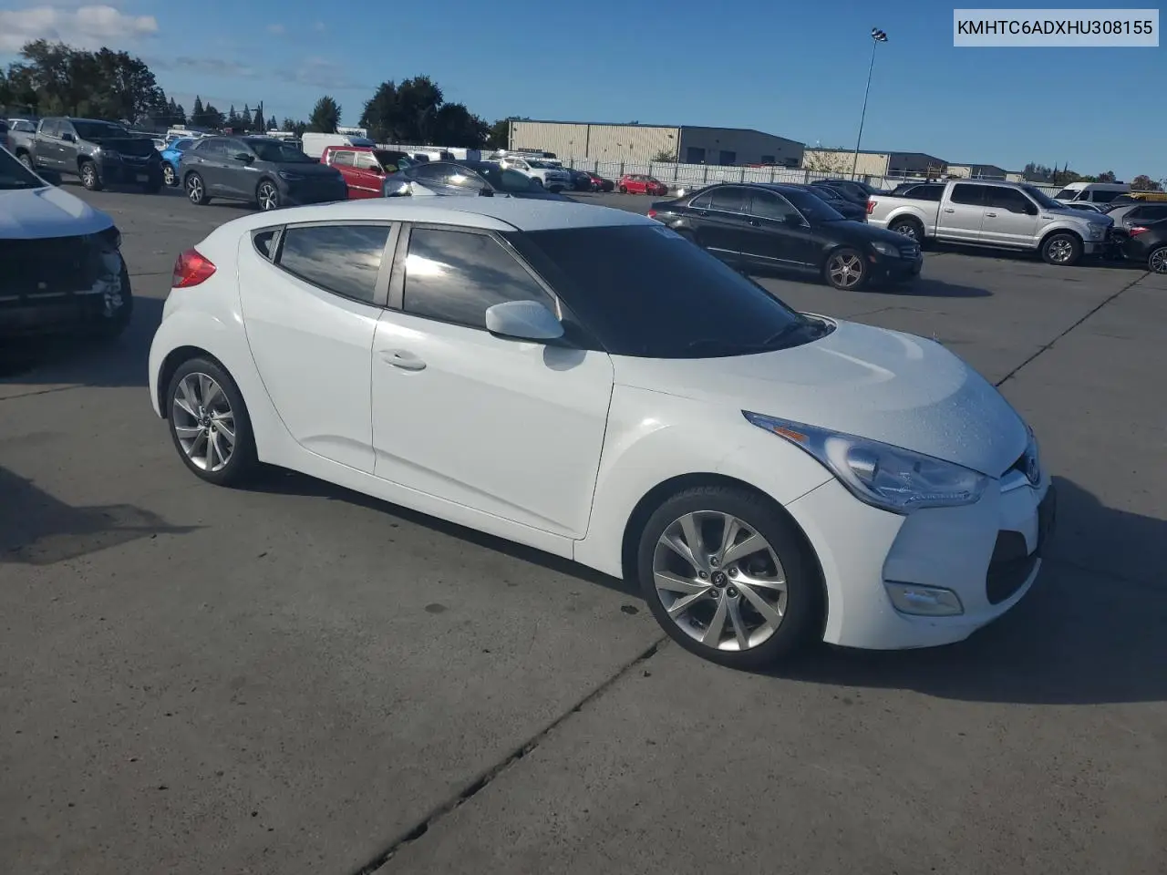 KMHTC6ADXHU308155 2017 Hyundai Veloster