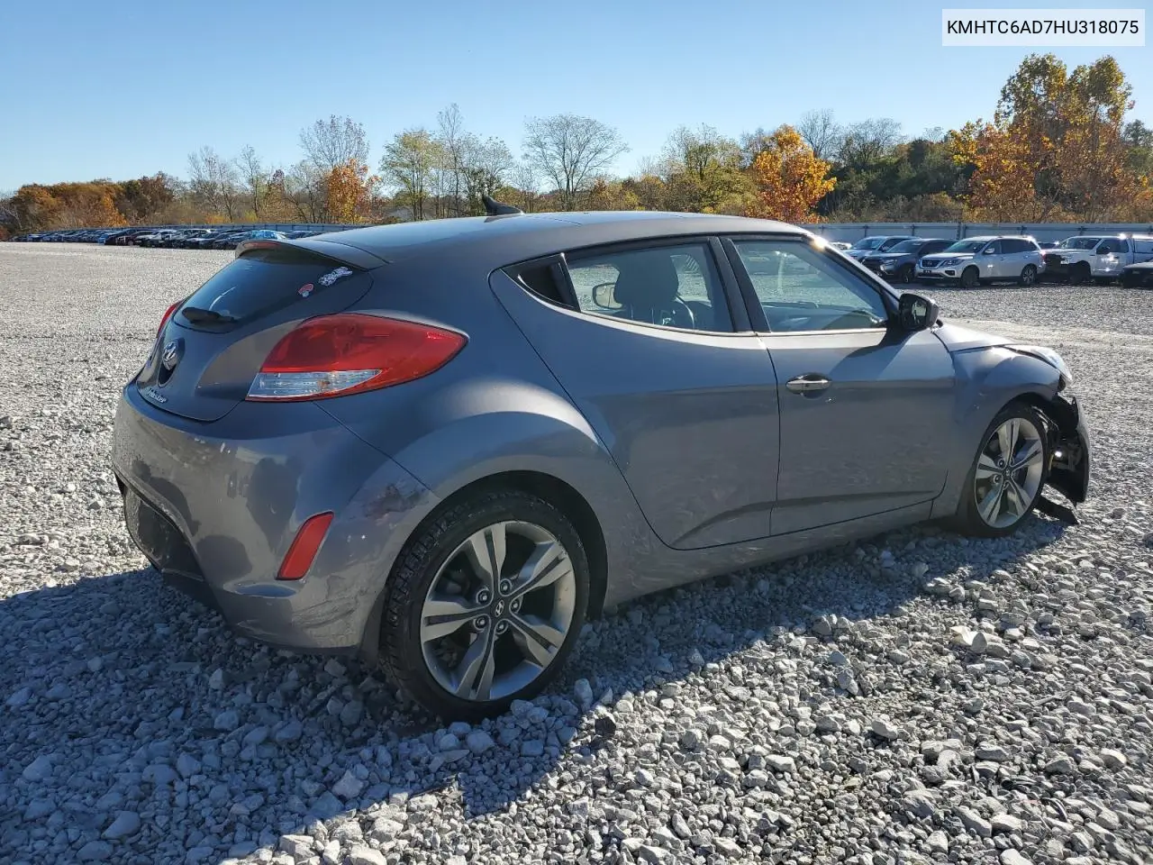 KMHTC6AD7HU318075 2017 Hyundai Veloster