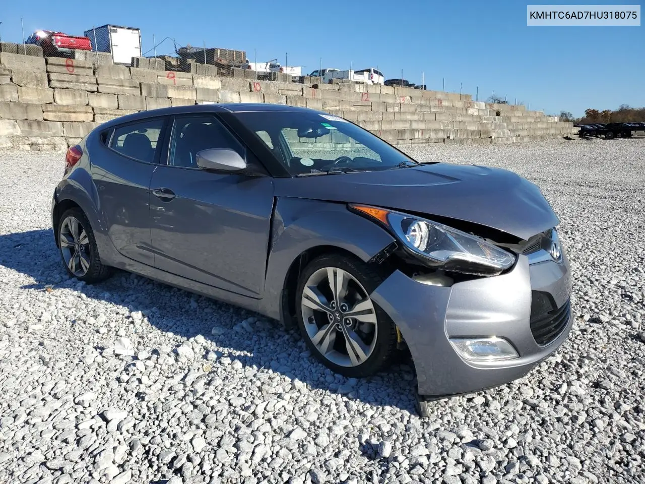 KMHTC6AD7HU318075 2017 Hyundai Veloster