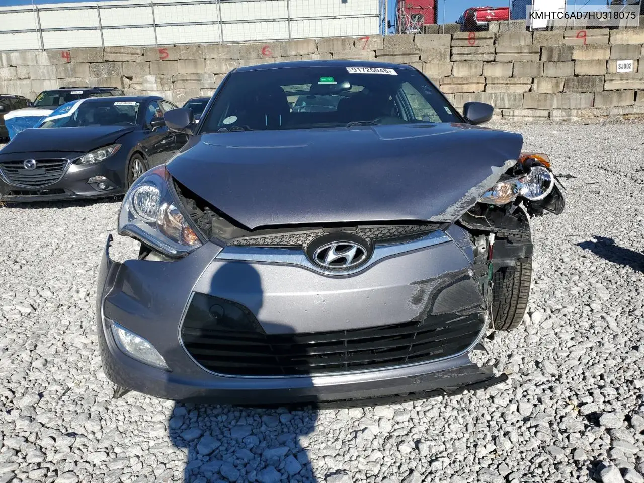KMHTC6AD7HU318075 2017 Hyundai Veloster