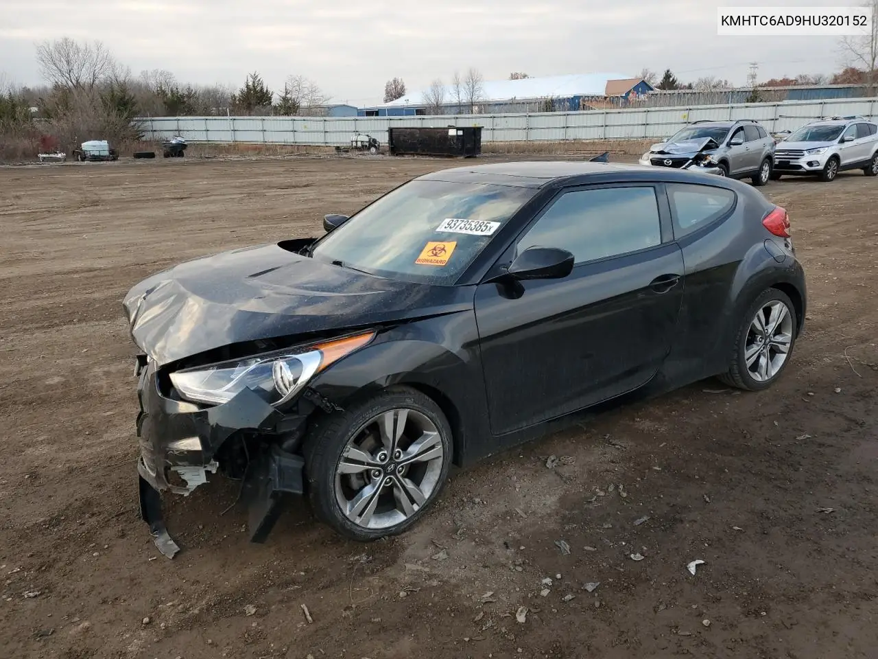 KMHTC6AD9HU320152 2017 Hyundai Veloster