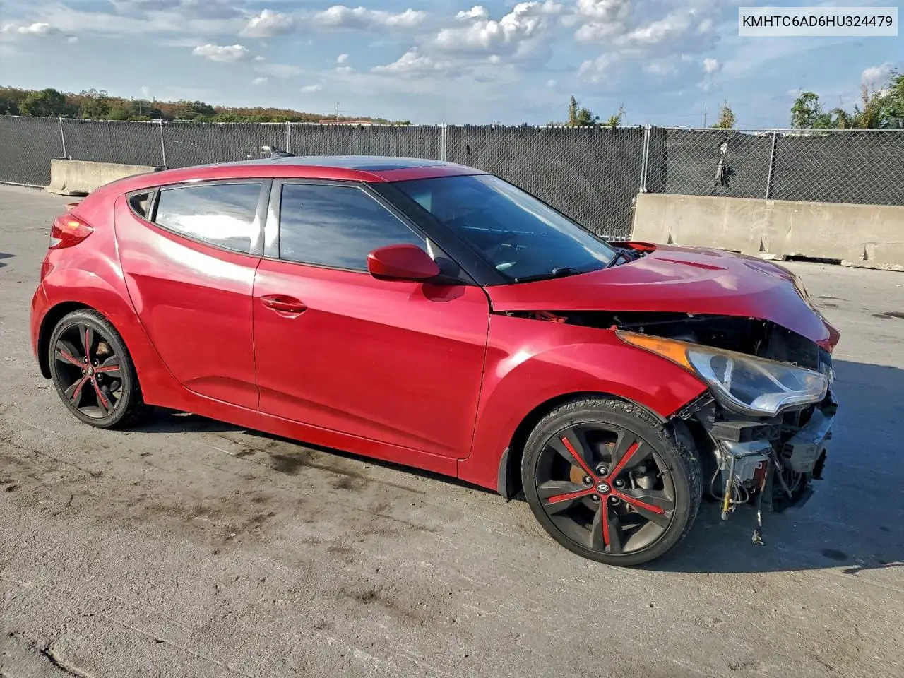 KMHTC6AD6HU324479 2017 Hyundai Veloster
