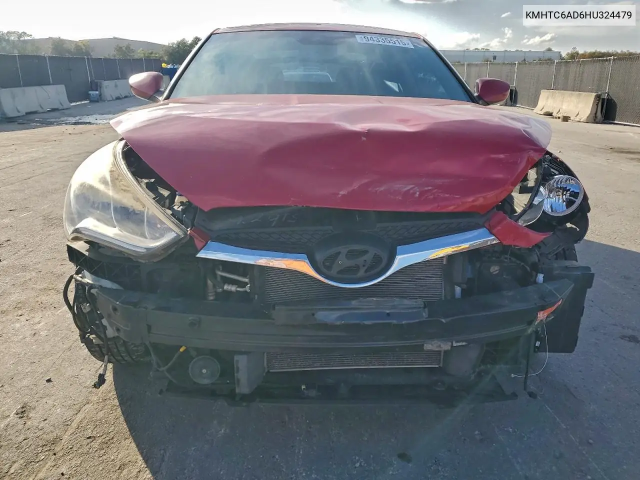 KMHTC6AD6HU324479 2017 Hyundai Veloster