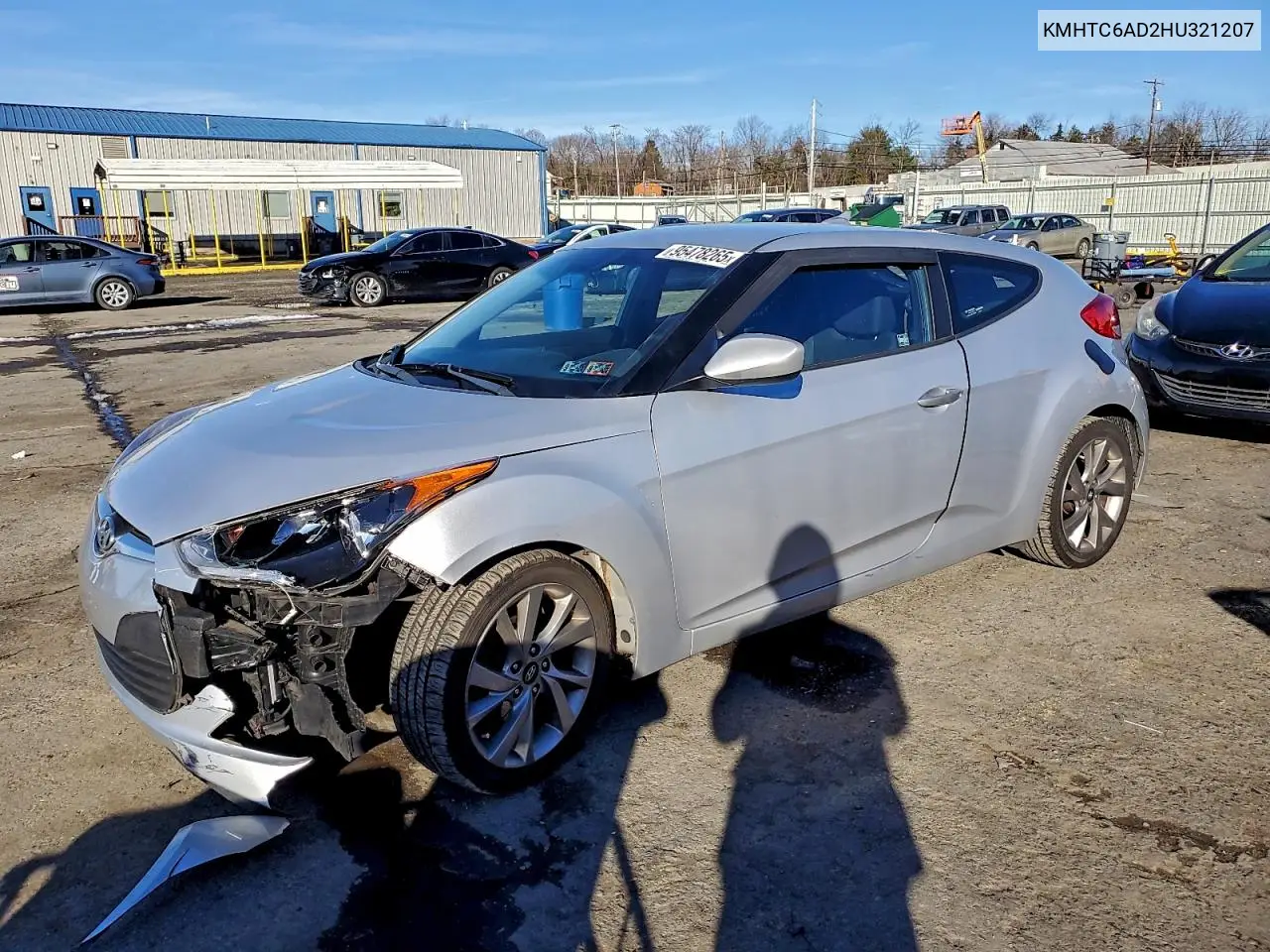 KMHTC6AD2HU321207 2017 Hyundai Veloster