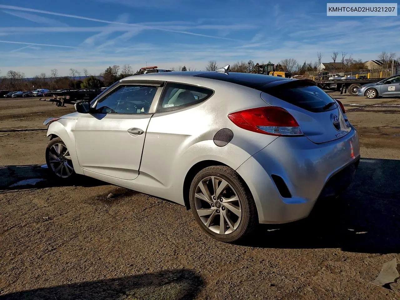 KMHTC6AD2HU321207 2017 Hyundai Veloster