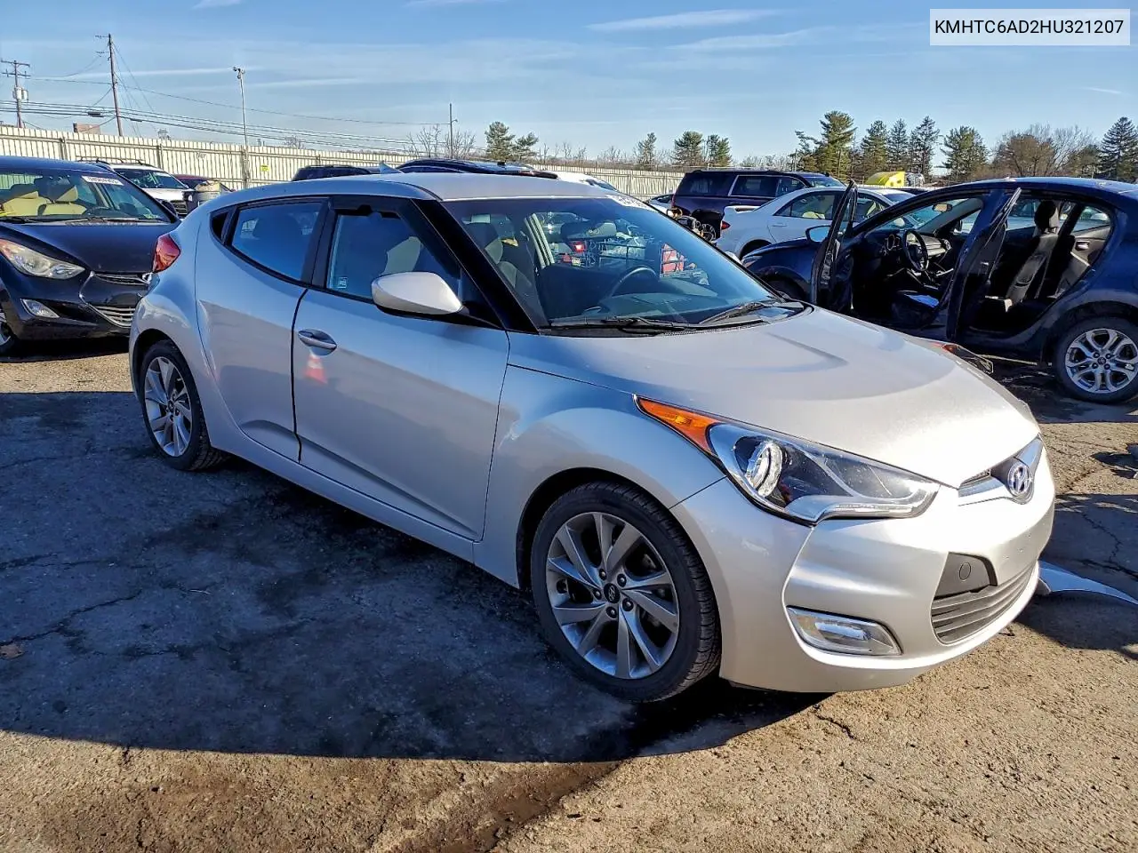 KMHTC6AD2HU321207 2017 Hyundai Veloster