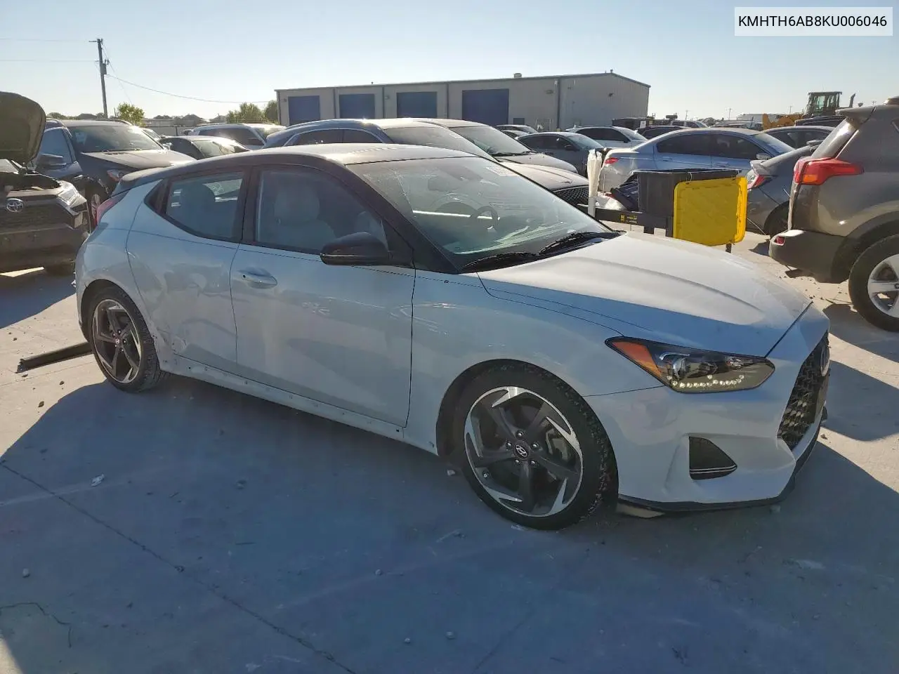 KMHTH6AB8KU006046 2019 Hyundai Veloster Turbo