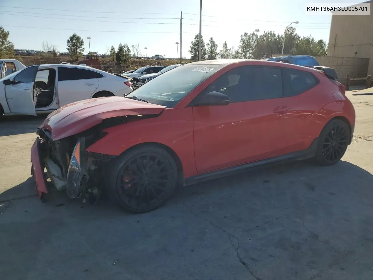 KMHT36AH3LU005701 2020 Hyundai Veloster N
