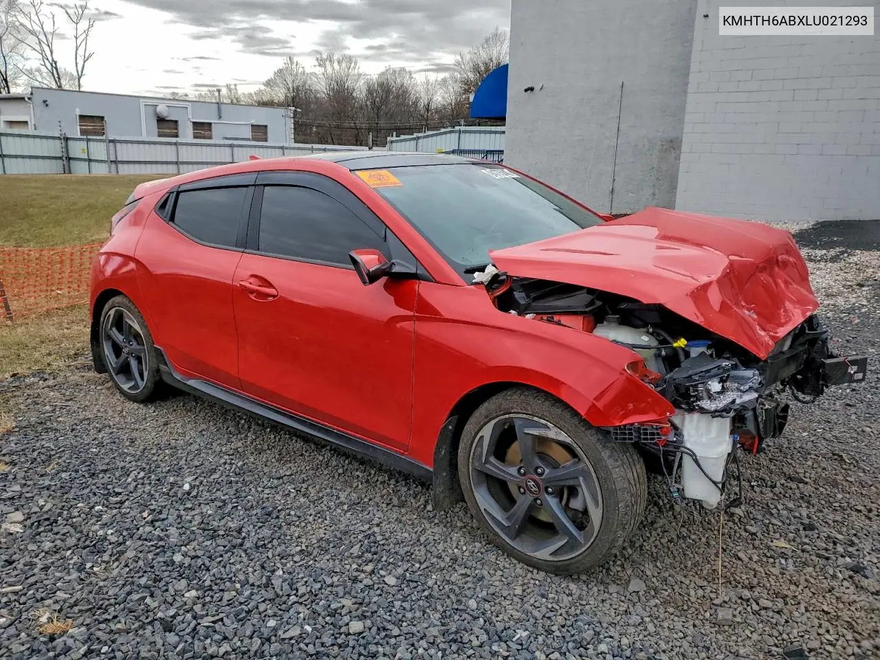 KMHTH6ABXLU021293 2020 Hyundai Veloster Turbo