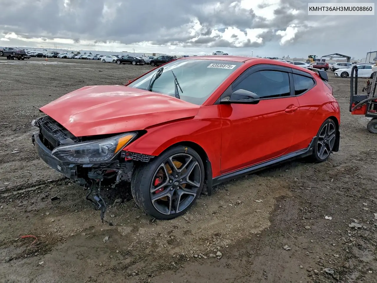 KMHT36AH3MU008860 2021 Hyundai Veloster N