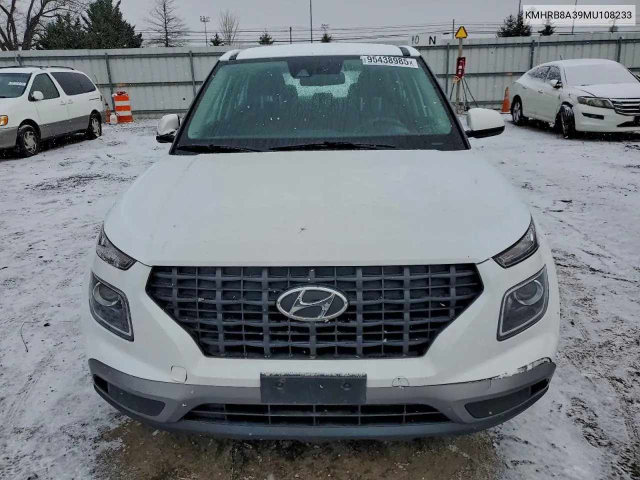 KMHRB8A39MU108233 2021 Hyundai Venue Se