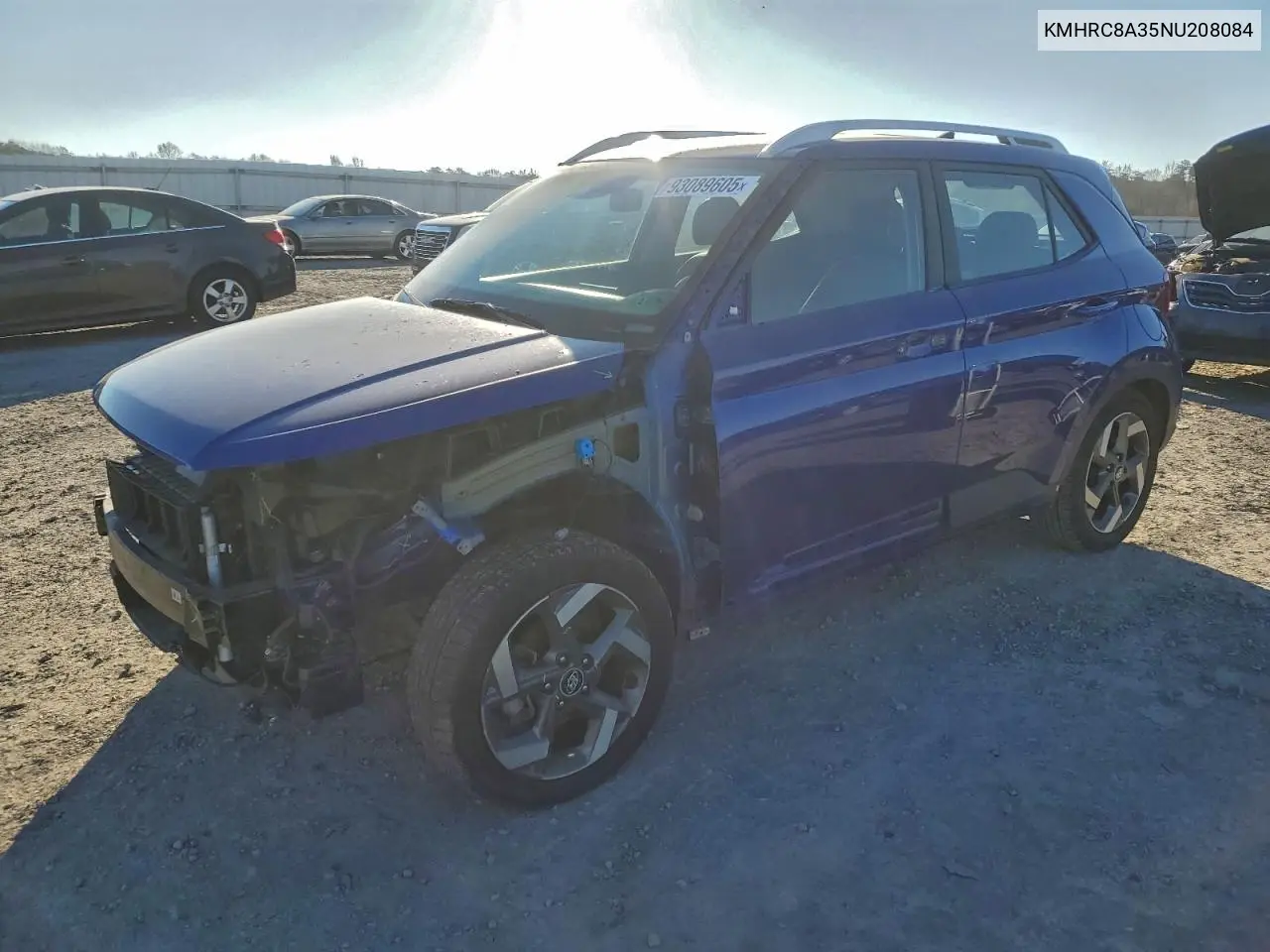 KMHRC8A35NU208084 2022 Hyundai Venue Sel