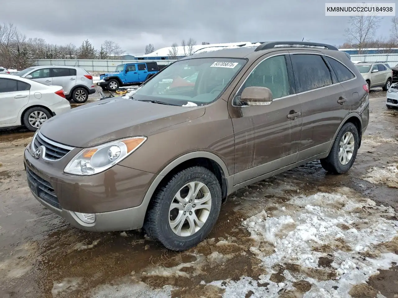KM8NUDCC2CU184938 2012 Hyundai Veracruz Gls