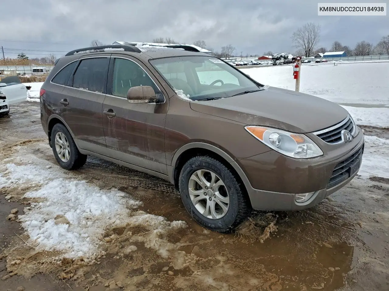 KM8NUDCC2CU184938 2012 Hyundai Veracruz Gls