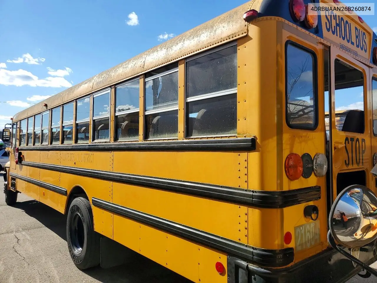 2006 Ic Corporation Ce Series School - School Bus VIN: 4DRBUAAN26B260874 Lot: 52396696
