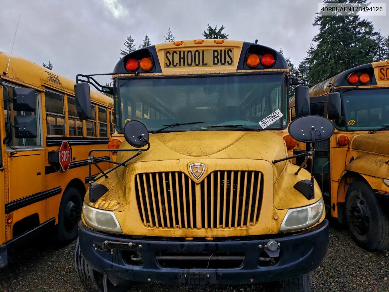 2007 Ic Bus Pb105 School Bus VIN: 4DRBUAFN17B494126 Lot: 96770665