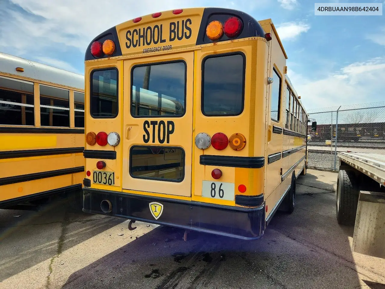 2008 Ic Corporation Ce Series School - School Bus VIN: 4DRBUAAN98B642404 Lot: 47113136