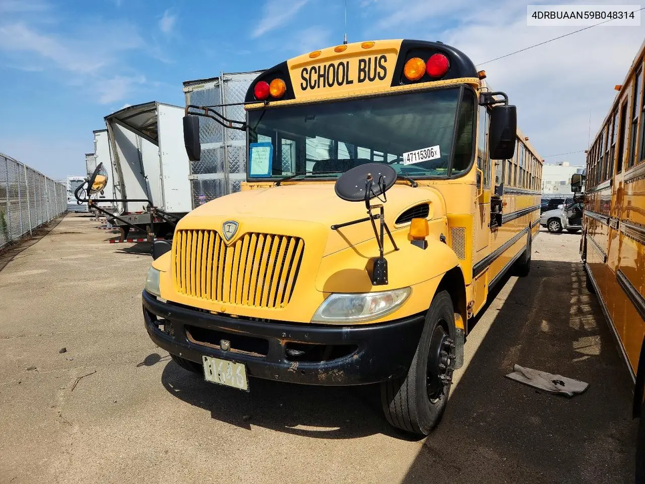 2009 Ic Corporation Ce Series School - School Bus VIN: 4DRBUAAN59B048314 Lot: 47115306