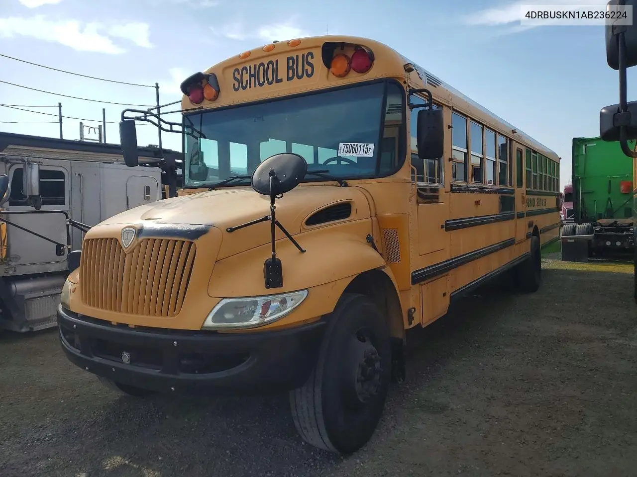 2010 Ic Corporation Ce Series School - School Bus VIN: 4DRBUSKN1AB236224 Lot: 75060115