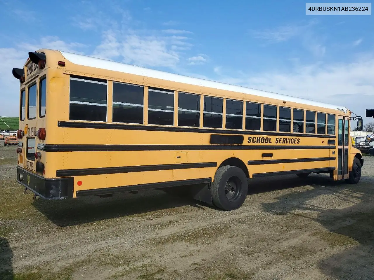 2010 Ic Corporation Ce Series School - School Bus VIN: 4DRBUSKN1AB236224 Lot: 75060115