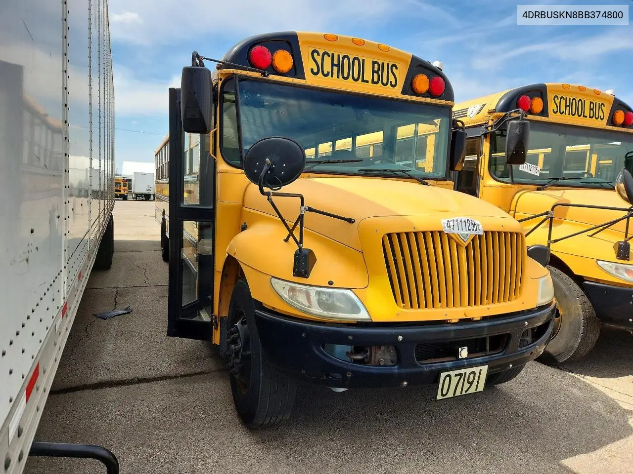 2011 Ic Corporation Ce Series School - School Bus VIN: 4DRBUSKN8BB374800 Lot: 47111256