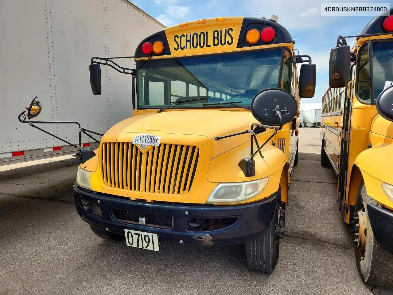 2011 Ic Corporation Ce Series School - School Bus VIN: 4DRBUSKN8BB374800 Lot: 47111256