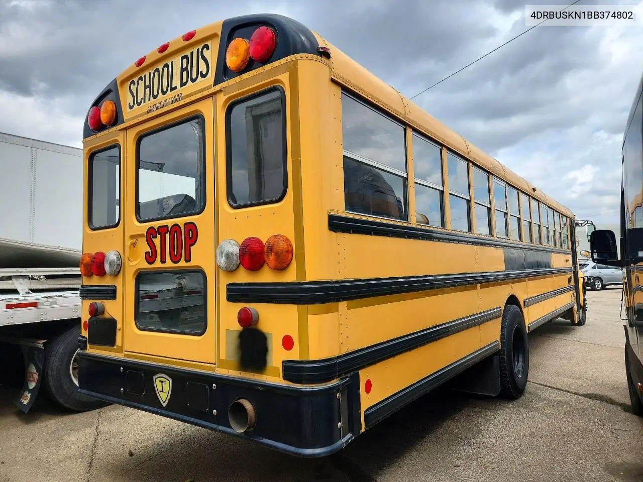 2011 Ic Corporation Ce Series School - School Bus VIN: 4DRBUSKN1BB374802 Lot: 47111846