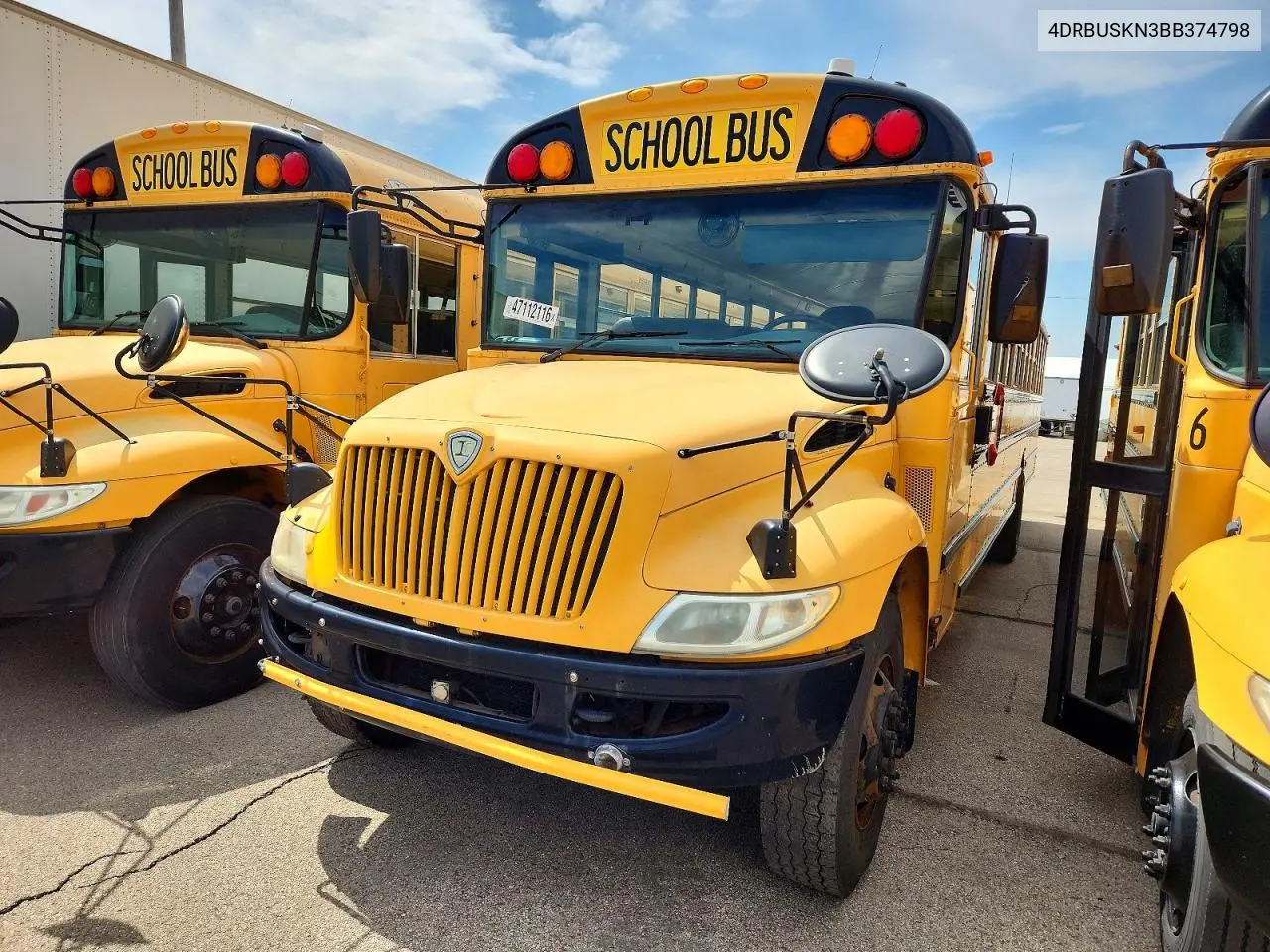2011 Ic Corporation Ce Series School - School Bus VIN: 4DRBUSKN3BB374798 Lot: 47112116