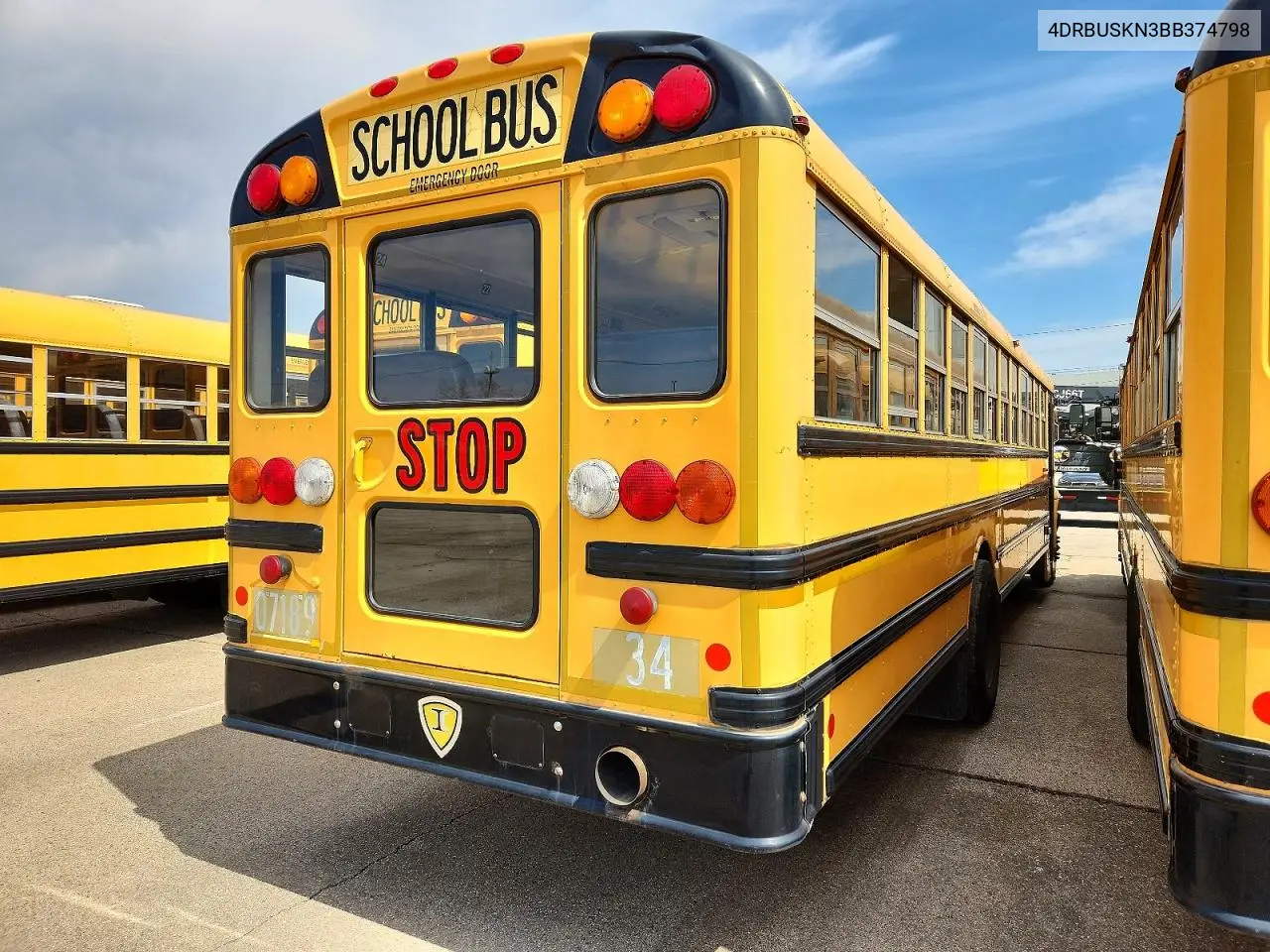 2011 Ic Corporation Ce Series School - School Bus VIN: 4DRBUSKN3BB374798 Lot: 47112116