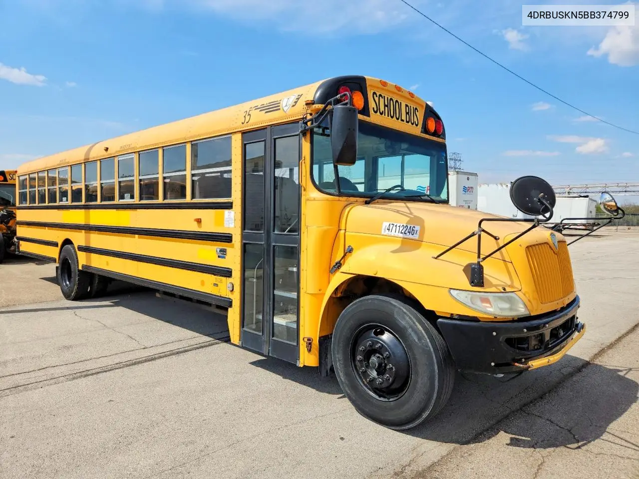 2011 Ic Corporation Ce Series School - School Bus VIN: 4DRBUSKN5BB374799 Lot: 47112246