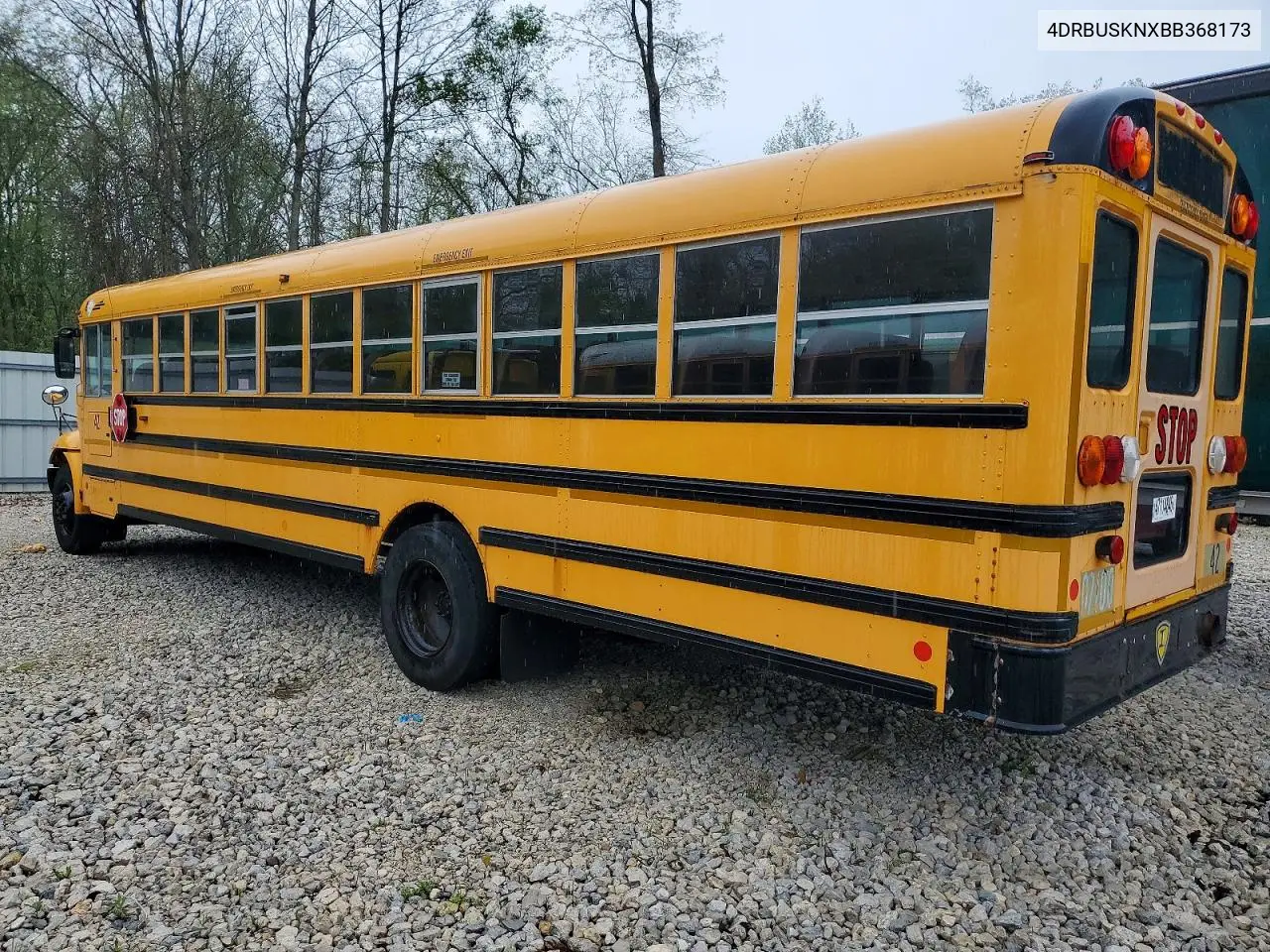 2011 Ic Corporation Ce Series School - School Bus VIN: 4DRBUSKNXBB368173 Lot: 47114846