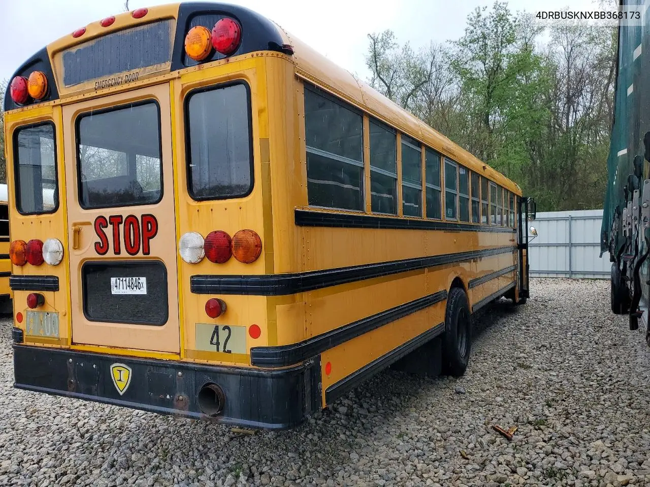 2011 Ic Corporation Ce Series School - School Bus VIN: 4DRBUSKNXBB368173 Lot: 47114846