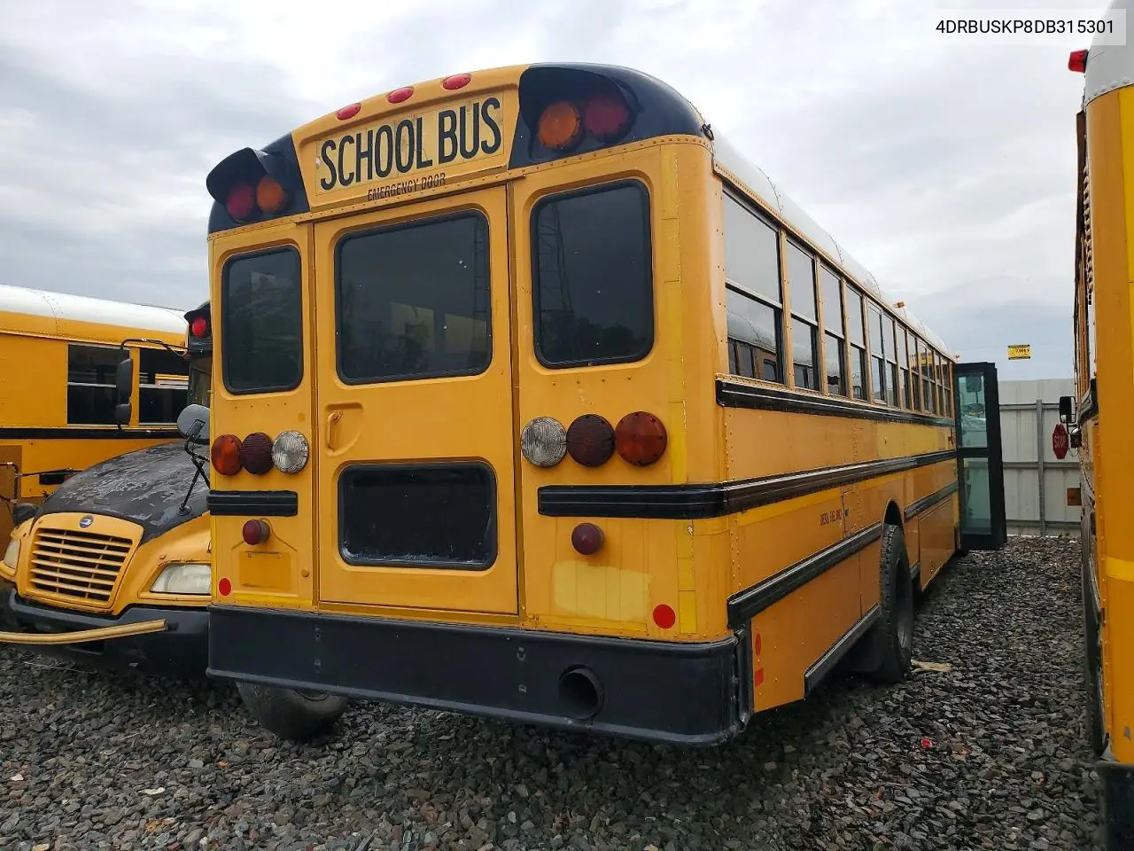 2013 Ic Corporation Ce Series School - School Bus VIN: 4DRBUSKP8DB315301 Lot: 42020026