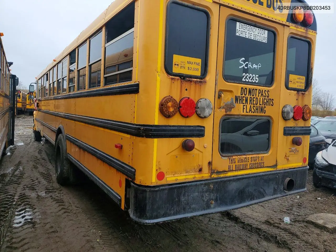 2013 Ic Corporation Ce Series School - School Bus VIN: 4DRBUSKP8DB203453 Lot: 48588006