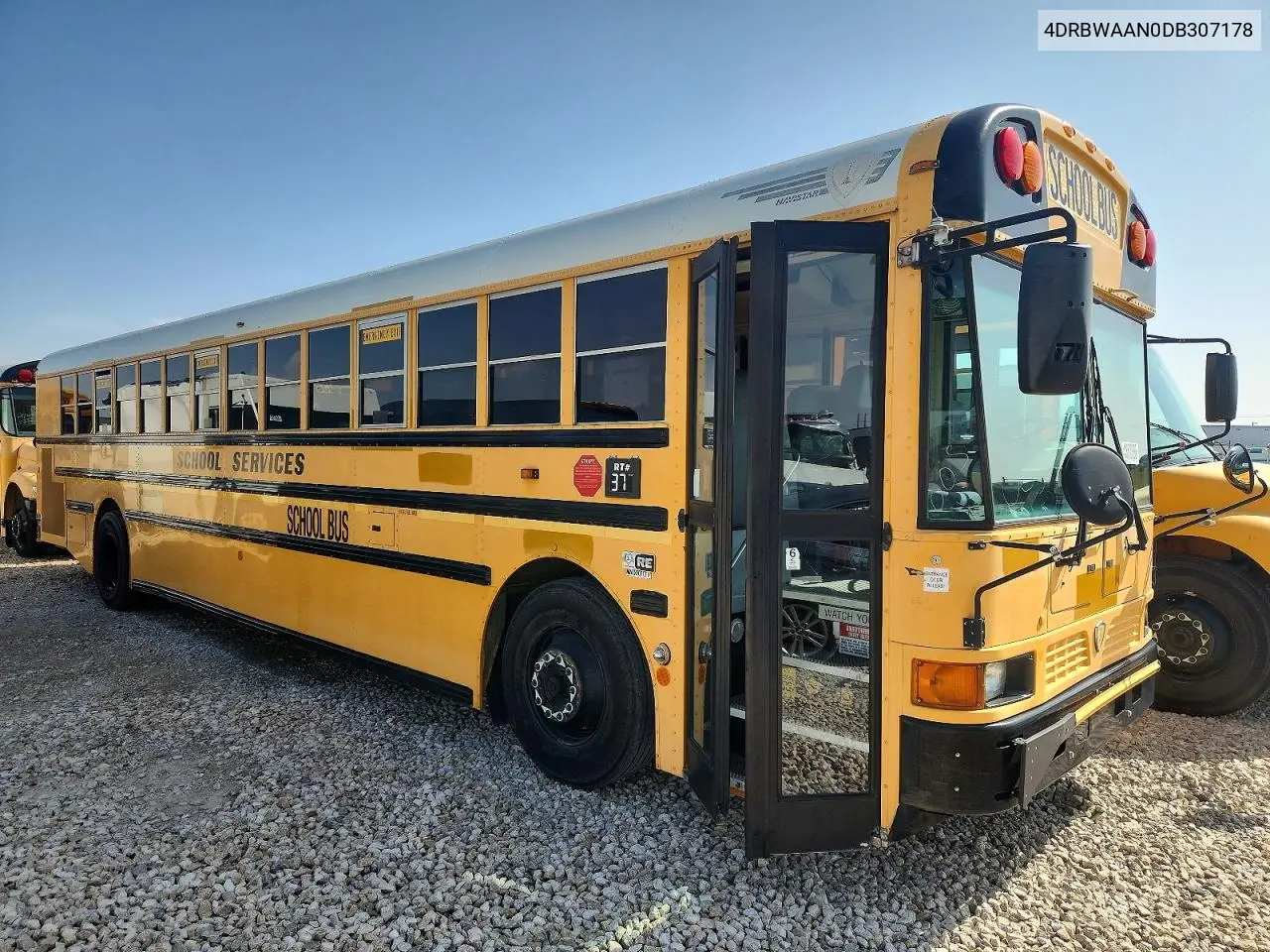 2013 Ic Corporation Re Series School - School Bus VIN: 4DRBWAAN0DB307178 Lot: 48600836
