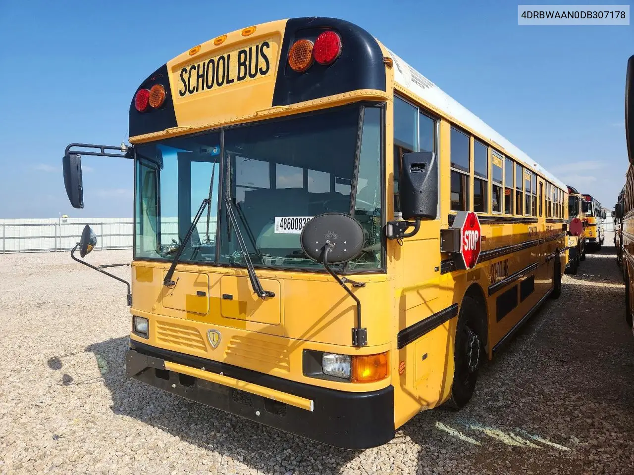 2013 Ic Corporation Re Series School - School Bus VIN: 4DRBWAAN0DB307178 Lot: 48600836