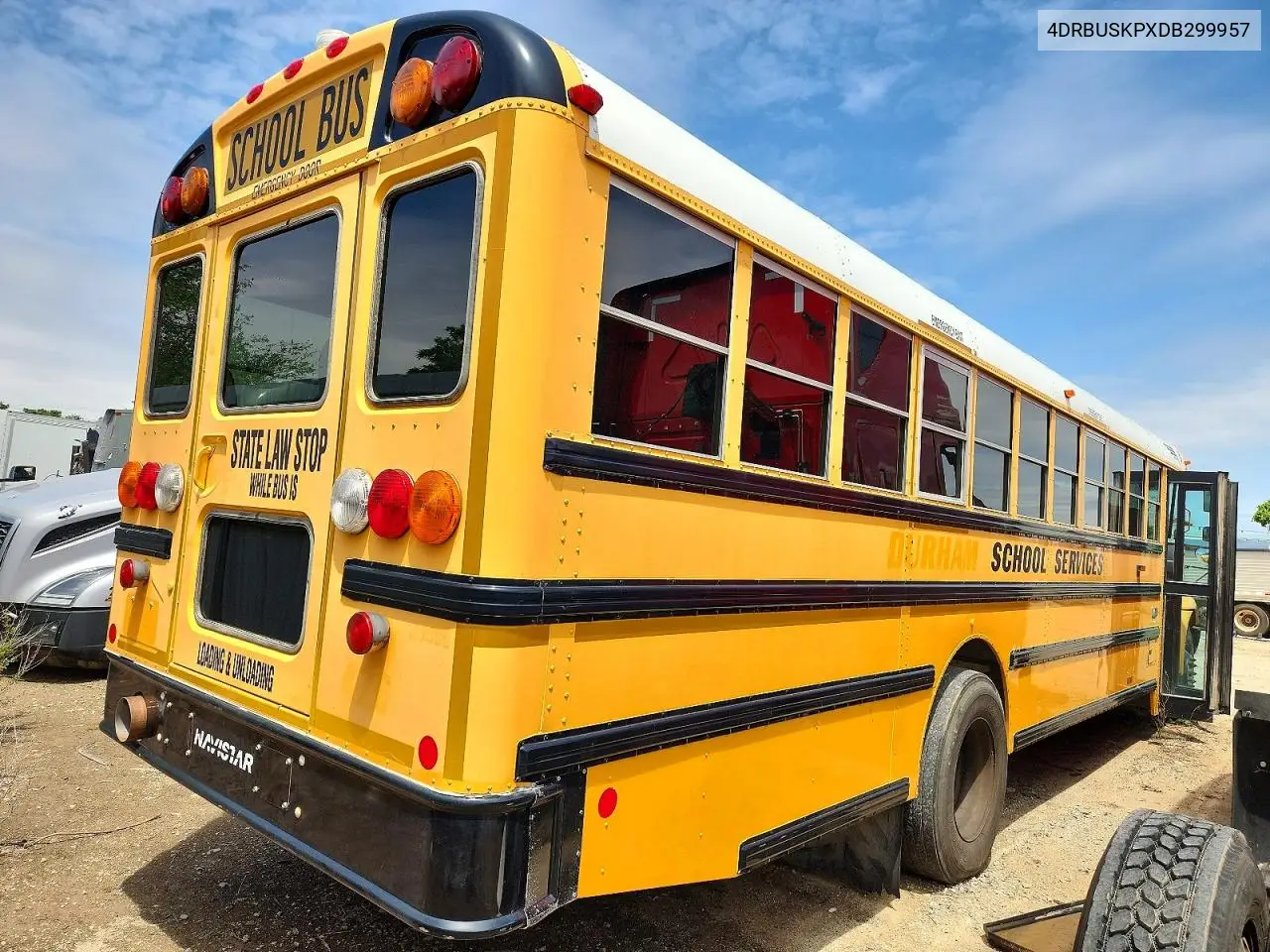 2013 Ic Corporation Ce Series School - School Bus VIN: 4DRBUSKPXDB299957 Lot: 48603666