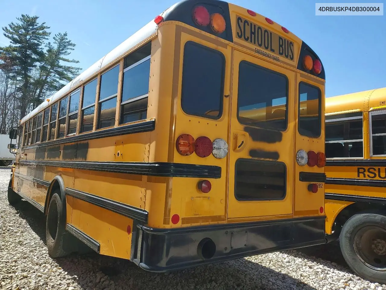 2013 Ic Corporation Ce Series School - School Bus VIN: 4DRBUSKP4DB300004 Lot: 48625576