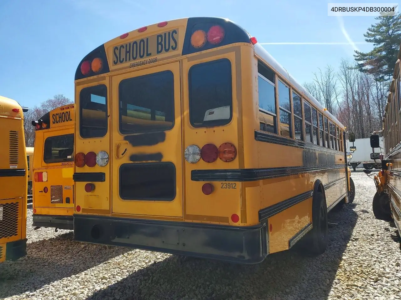 2013 Ic Corporation Ce Series School - School Bus VIN: 4DRBUSKP4DB300004 Lot: 48625576