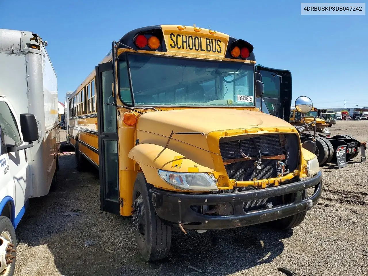 2013 Ic Corporation Ce Series School - School Bus VIN: 4DRBUSKP3DB047242 Lot: 51868276