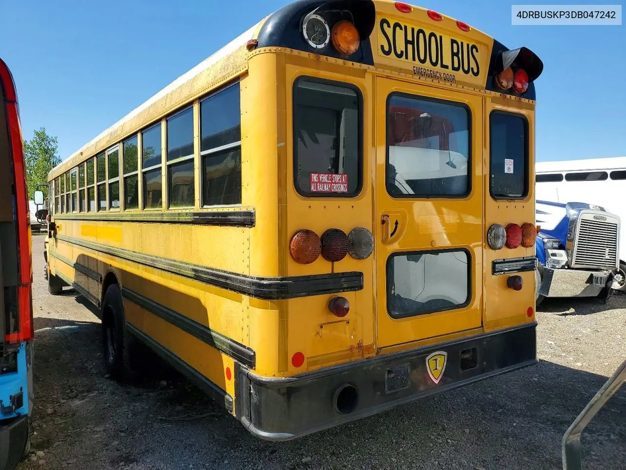 2013 Ic Corporation Ce Series School - School Bus VIN: 4DRBUSKP3DB047242 Lot: 51868276