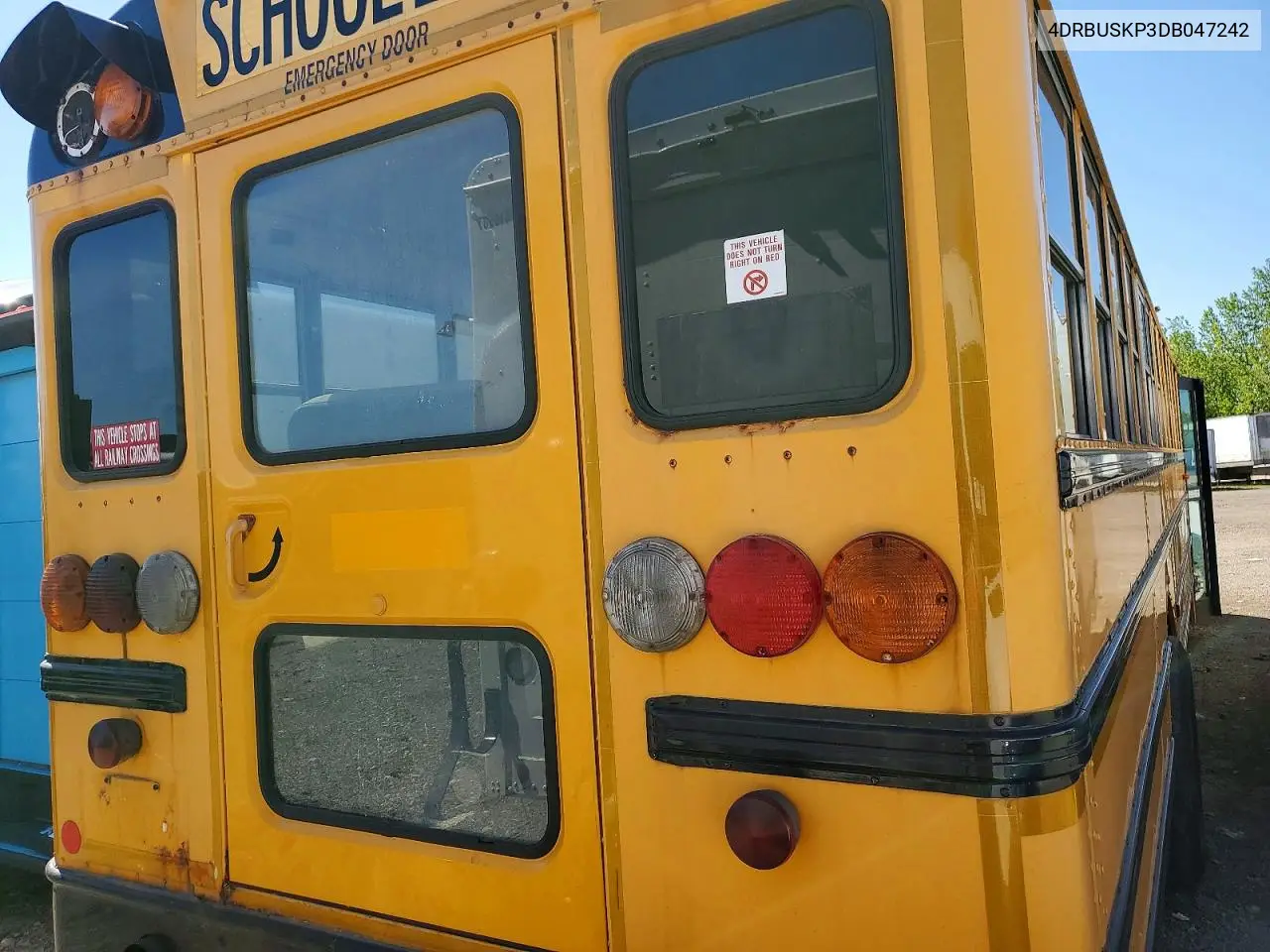2013 Ic Corporation Ce Series School - School Bus VIN: 4DRBUSKP3DB047242 Lot: 51868276