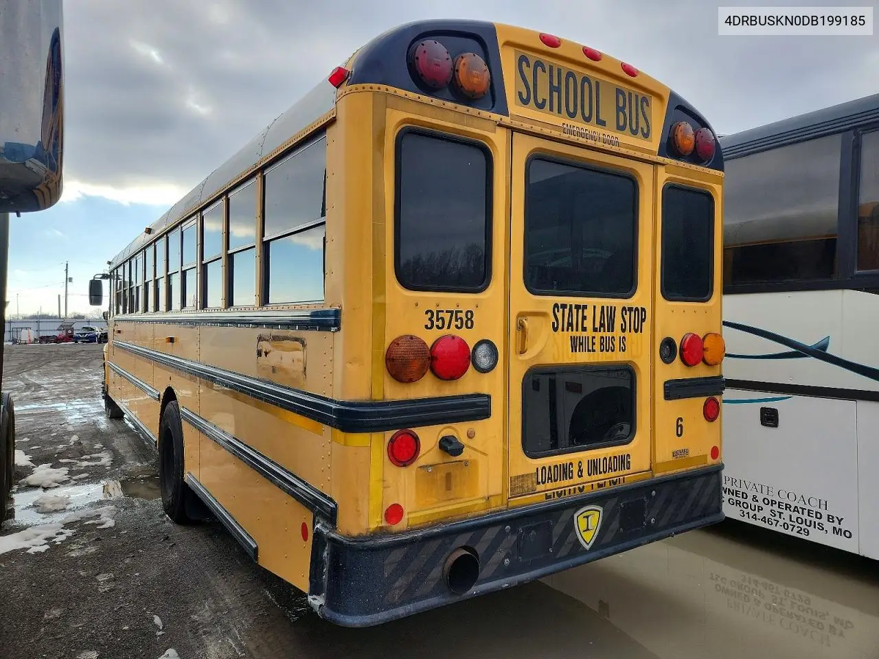 2013 Ic Corporation Ce Series School - School Bus VIN: 4DRBUSKN0DB199185 Lot: 76007235