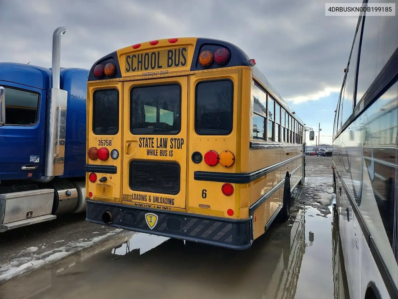 2013 Ic Corporation Ce Series School - School Bus VIN: 4DRBUSKN0DB199185 Lot: 76007235