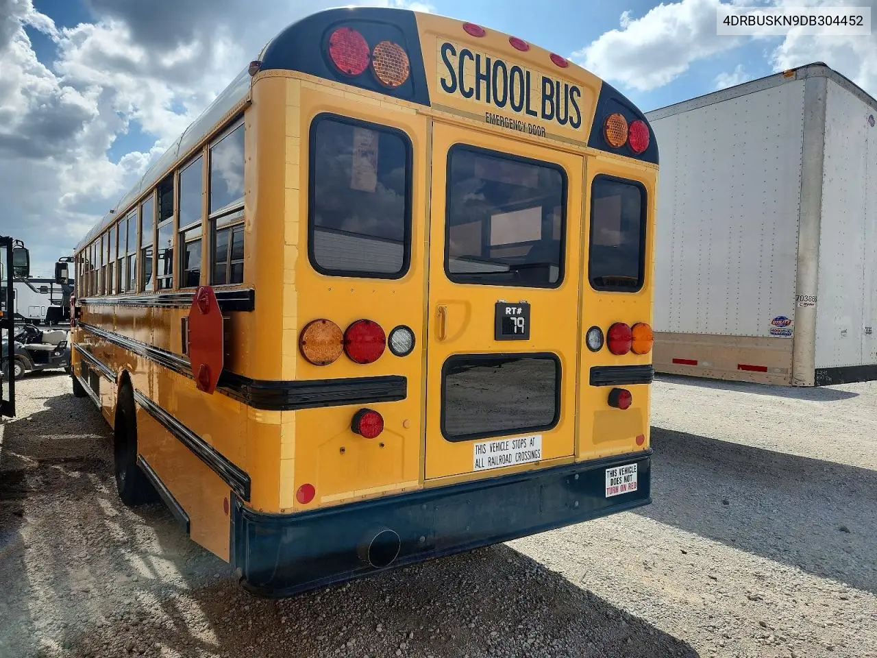 2013 Ic Corporation Ce Series School - School Bus VIN: 4DRBUSKN9DB304452 Lot: 79734575