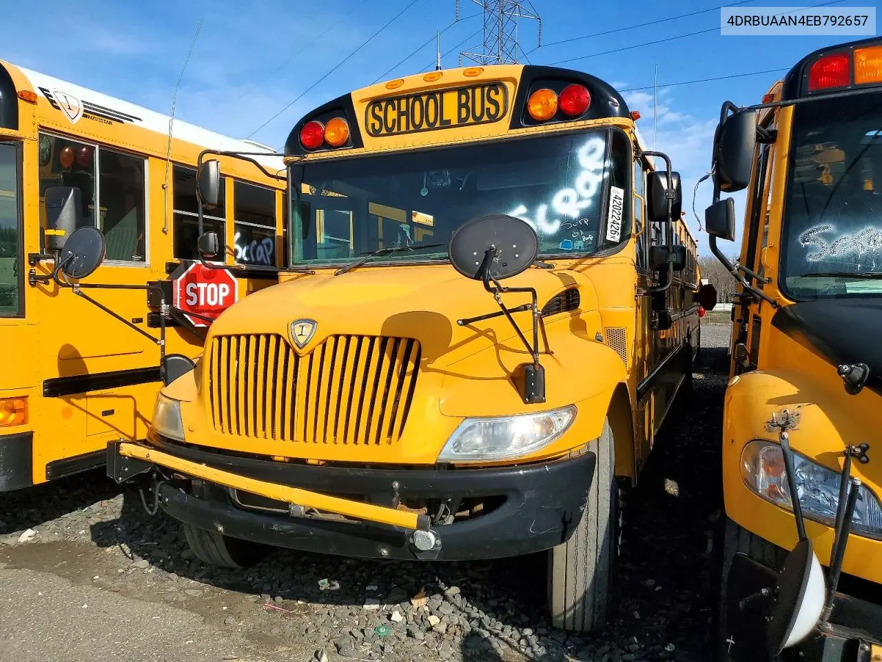 2014 Ic Corporation Ce Series School - School Bus VIN: 4DRBUAAN4EB792657 Lot: 42022426