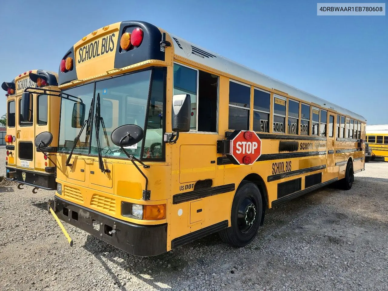 2014 Ic Corporation Re Series School - School Bus VIN: 4DRBWAAR1EB780608 Lot: 48601076