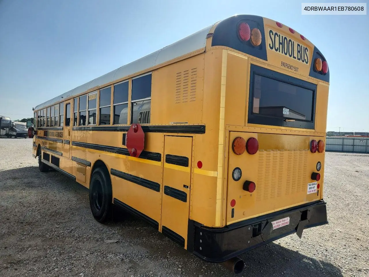 2014 Ic Corporation Re Series School - School Bus VIN: 4DRBWAAR1EB780608 Lot: 48601076