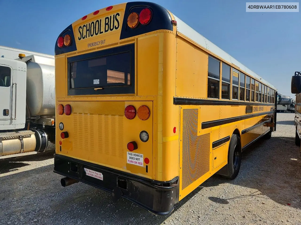 2014 Ic Corporation Re Series School - School Bus VIN: 4DRBWAAR1EB780608 Lot: 48601076